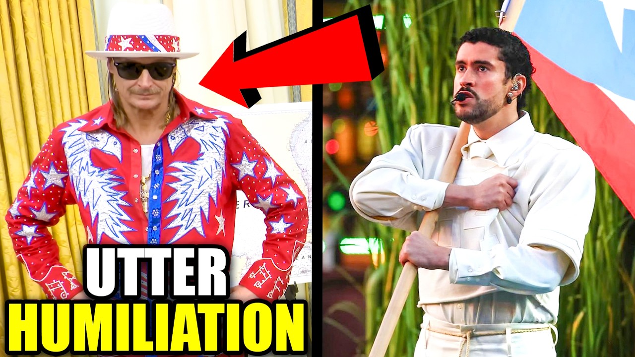 Bad Bunny Wipes the Floor with Kid Rock as MAGA Halftime Show Flops HARD
