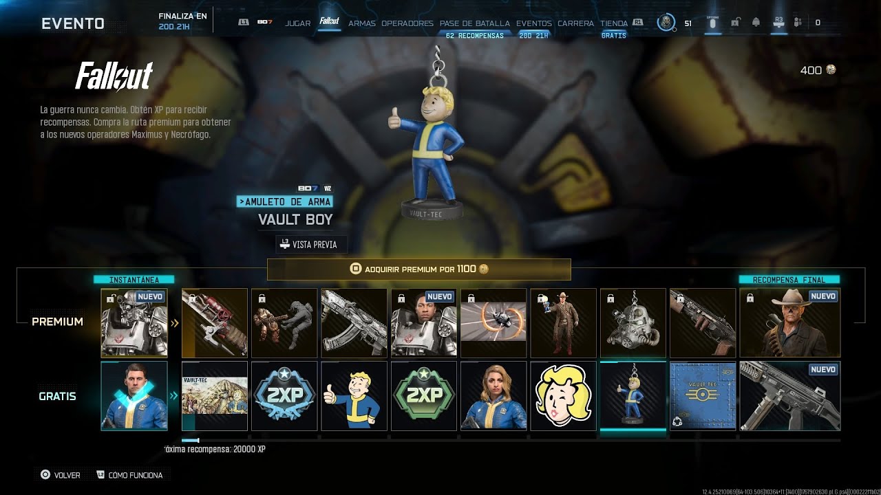 🔥🔥 NUEVO EVENTO de WARZONE, RECOMPESA de FALLOUT GRATISS 🔥🔥