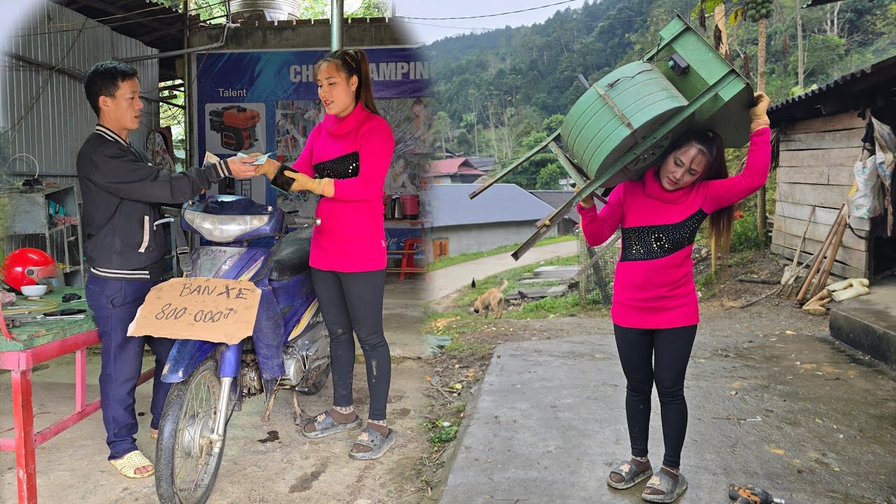 The girl has a natural talent for fixing things, like repairing electric fan motors and televisions.