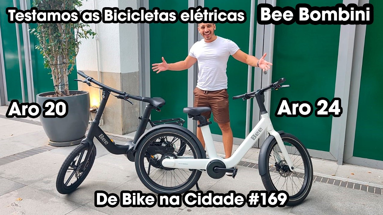 Conheça comigo as bicicletas elétricas BEE BOMBINI 20