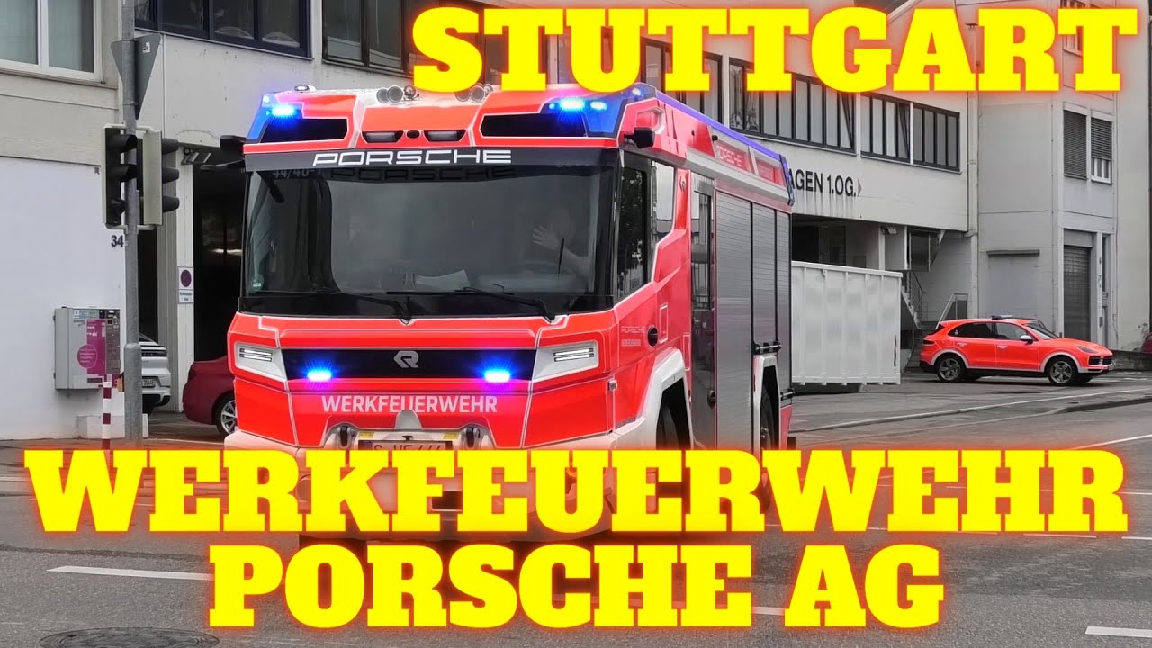 [WERKFEUERWEHR PORSCHE] DREI EINSÄTZE ZEITGLEICH + PKW MISSACHTET ALARMFAHRT E-HLF und vieles mehr!