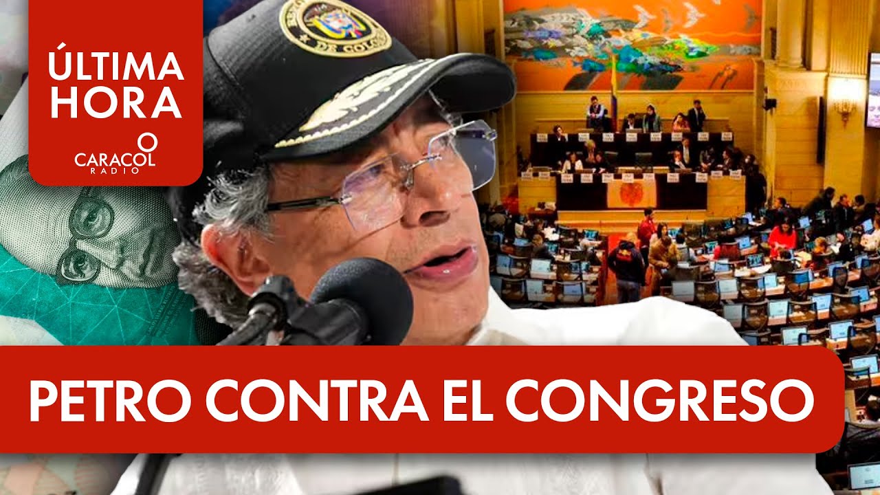 Petro arremete contra el Congreso tras hundimiento de la reforma tributaria | &Uacute;ltima Hora Caracol