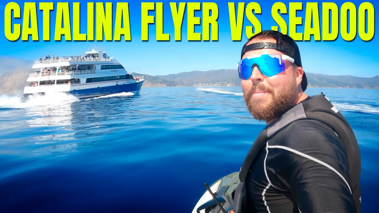 CHASING THE CATALINA FLYER ON A SEADOO!