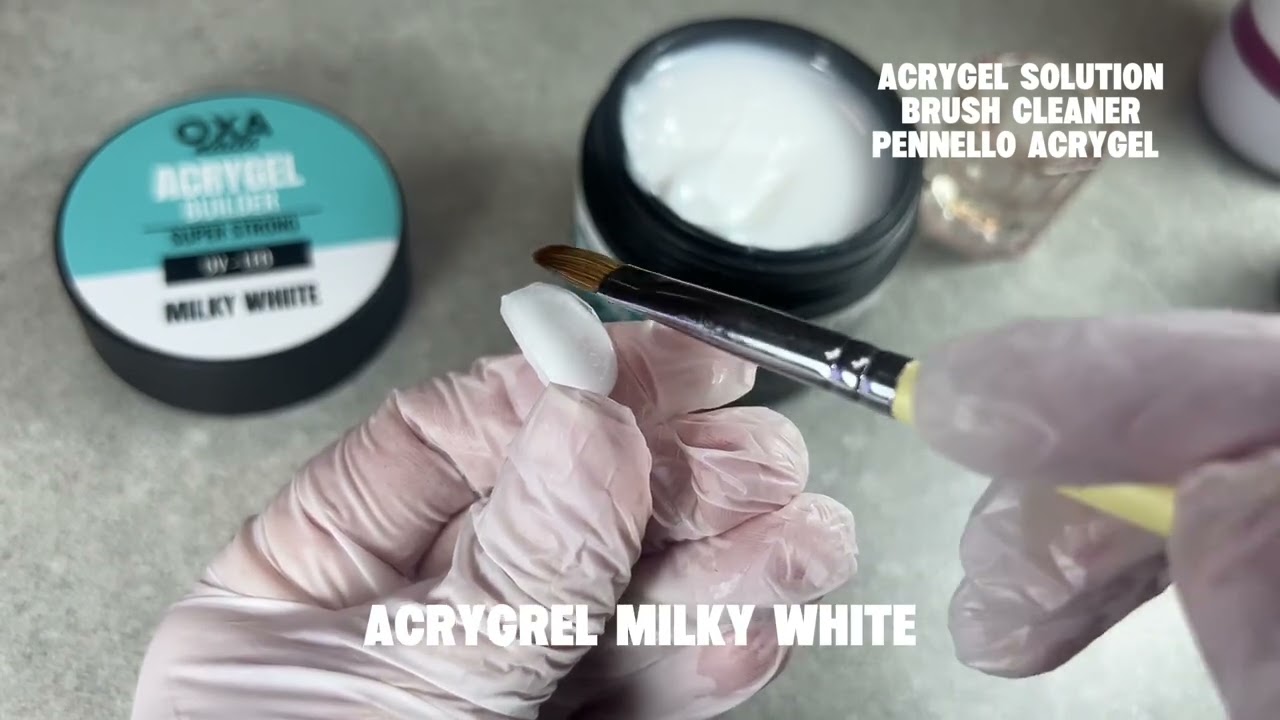 ACRYGEL MILKY WHITE by OXANAILS. NOVITÀ 