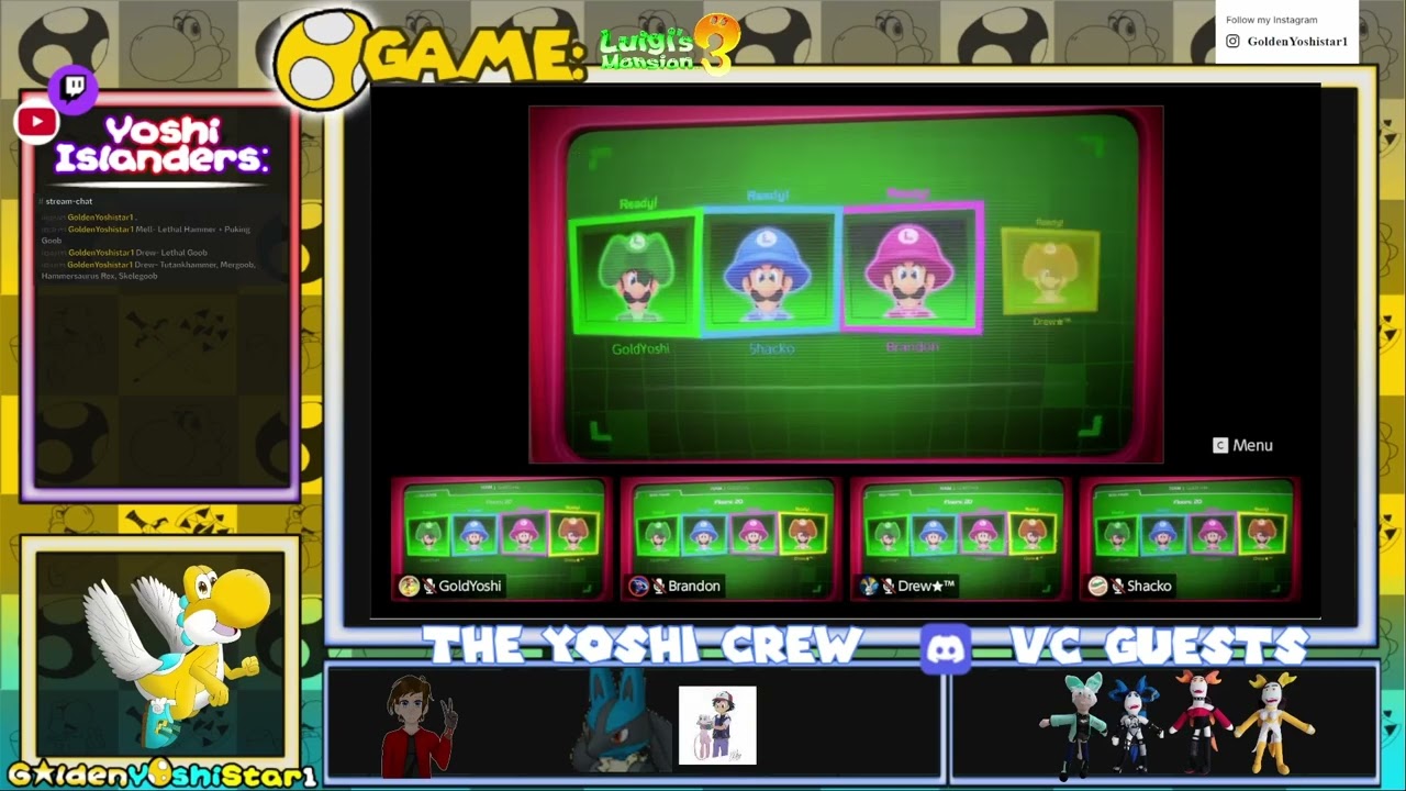 Helping friends capture Rare Ghosts for their 100% completions ( Luigi's Mansion 3)