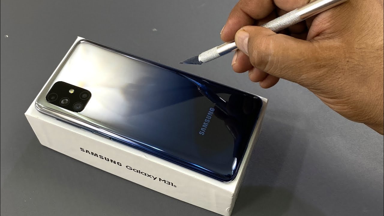 Samsung M31s Unboxing & Camera Test | Mirage Blue Colour