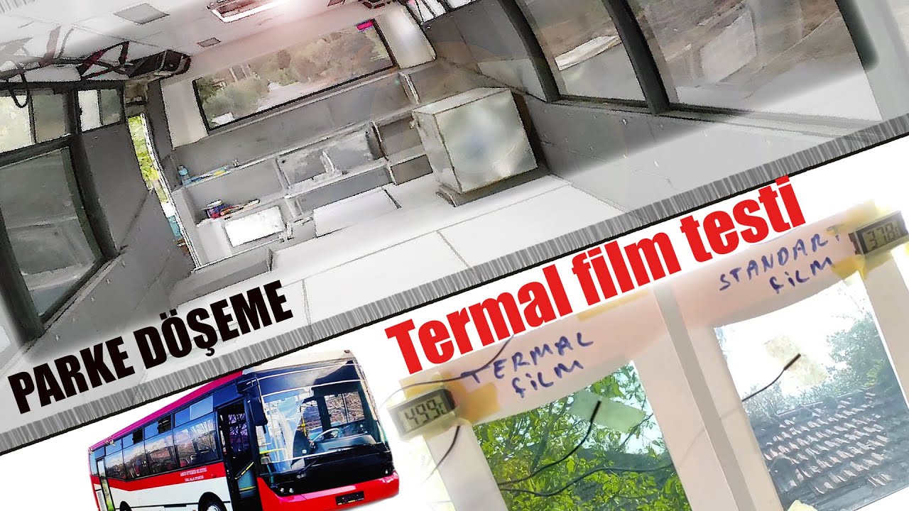 KARAVAN YAPIMI |Termal Cam film | Parke Döşeme | Teras Karkası |Tavan Elektrik Tesisatı.| Su Testi.