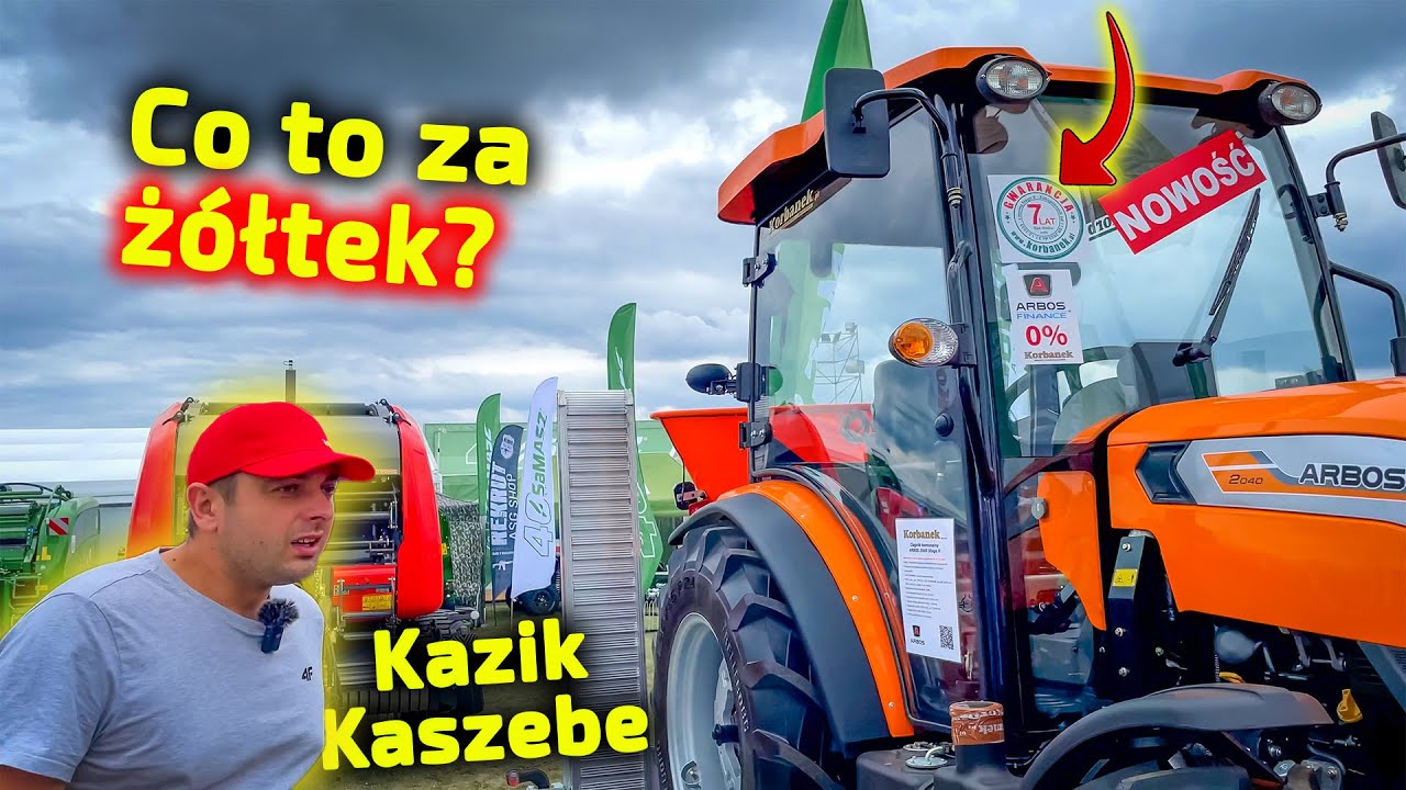 Kazik Kaszebe chce nowe maszyny na testy 👉 AGROSHOW 2023 Bednary [Korbanek]