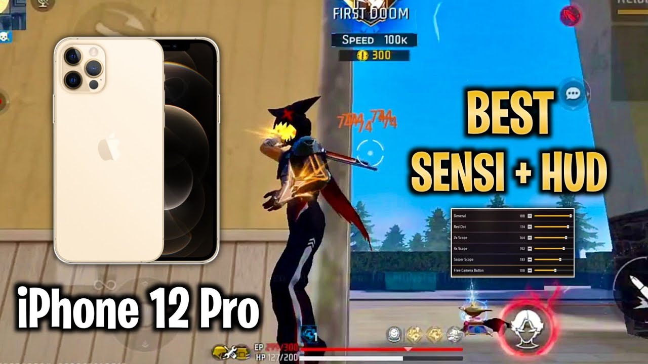 🔥 iPhone 12 Pro Free Fire Sensitivity Settings 2025 | 100% Headshot & Smooth Drag