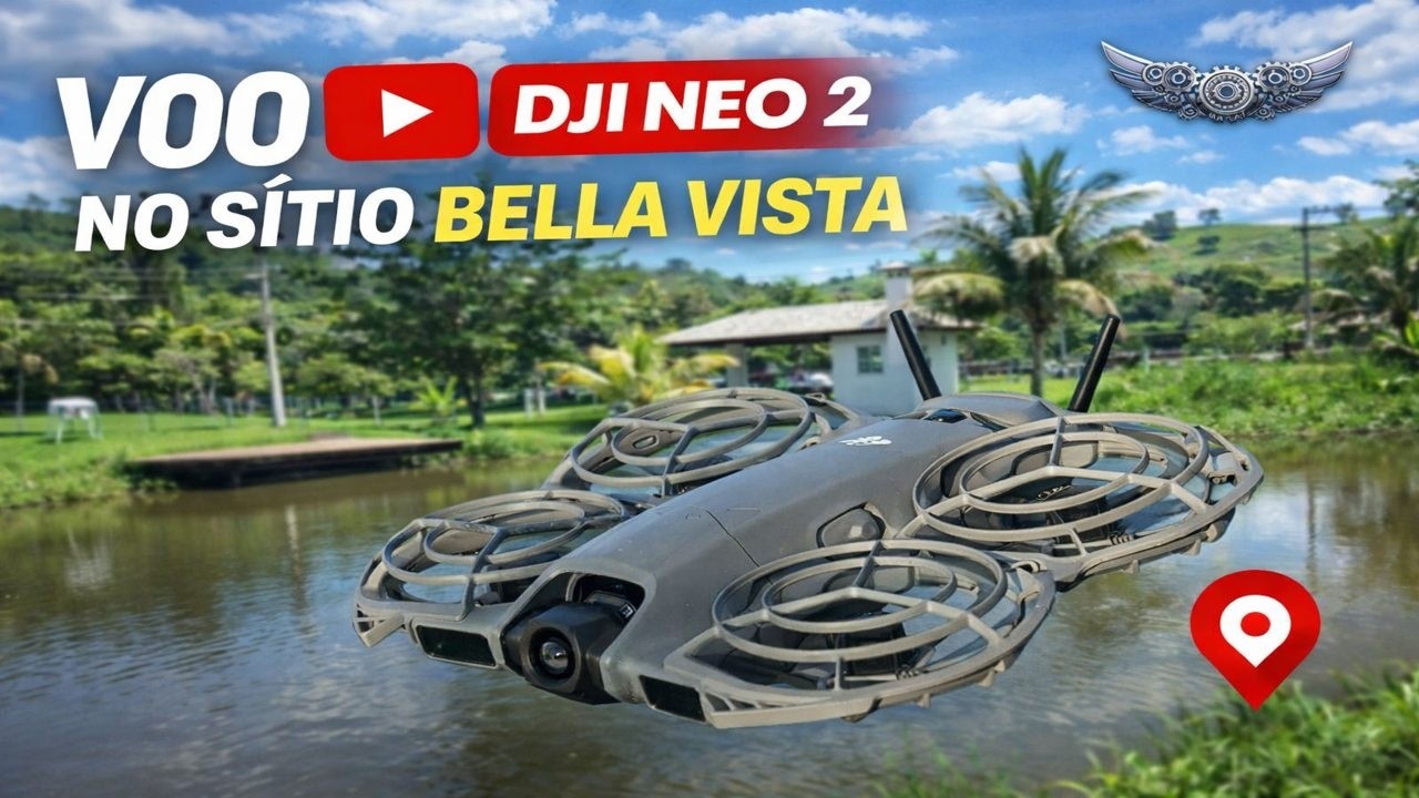 DJI NEO 2 em AÇÃO! 🚁 Voo Cinematográfico no Sítio Bella Vista