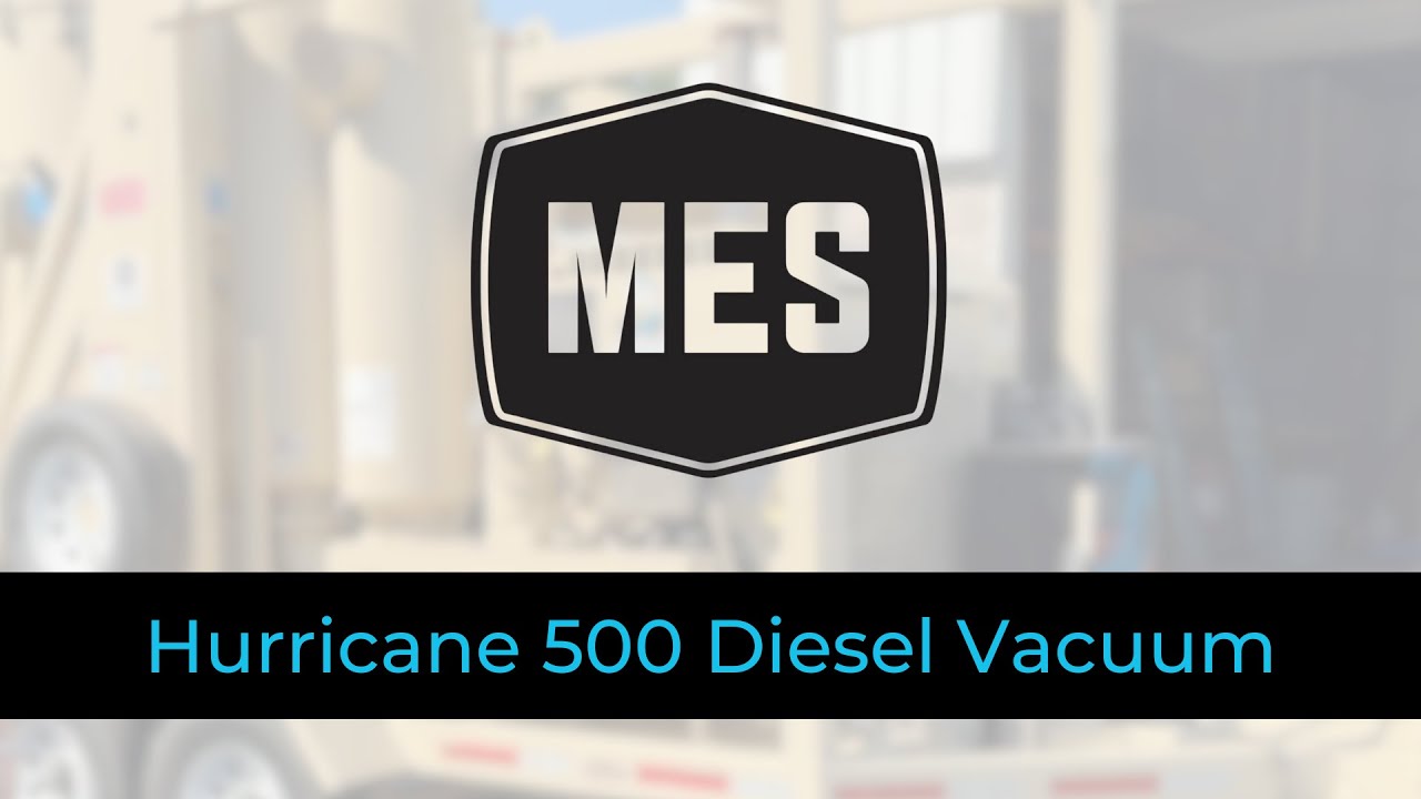 MES Hurricane 500 Diesel Vacuum   MES   Nationwide
