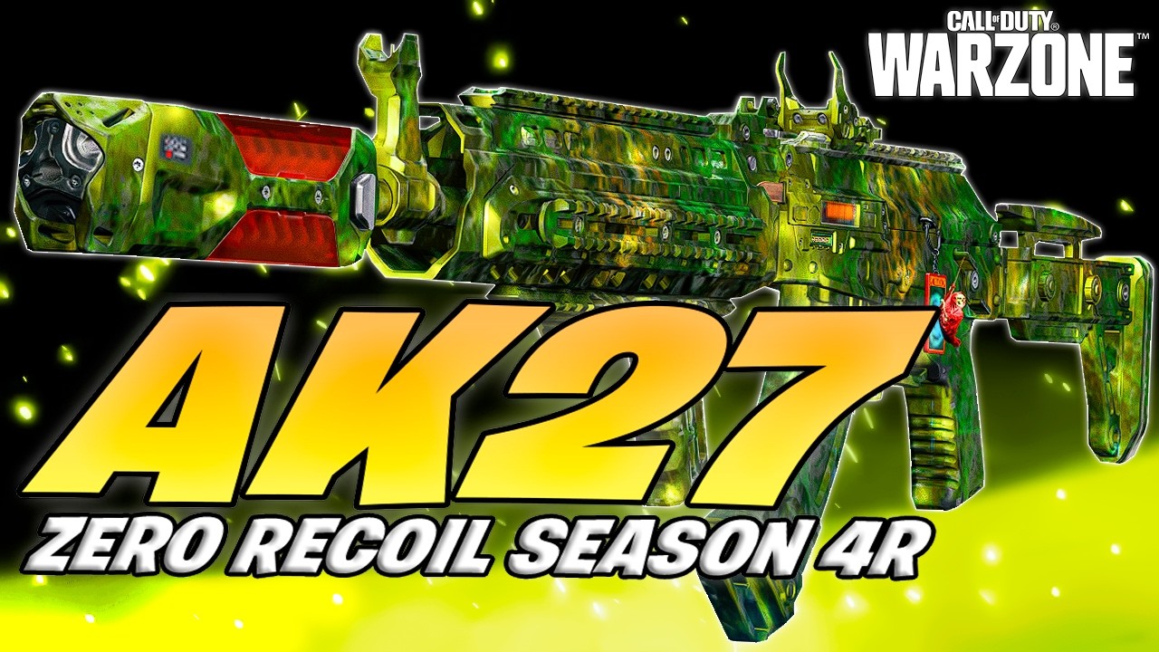 *ZERO RECOIL* A 💯AK27 AINDA NO META💯 DA SEASON 4R!! | CLASSE AK 27 WARZONE