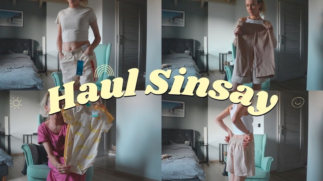 Haul zakupowy z Sinsaya - smutny i beżowy || moje ulubione szorty!