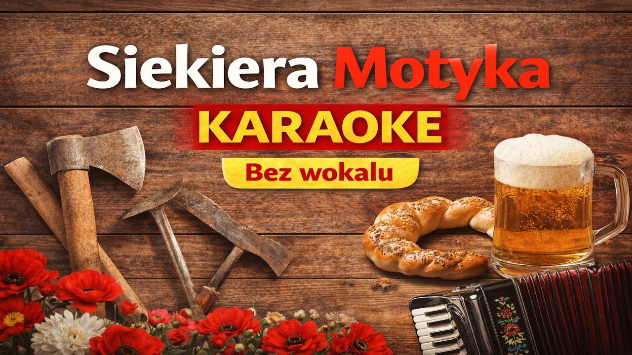 Siekiera Motyka – Karaoke | Polska Piosenka Biesiadna | Wersja Instrumentalna