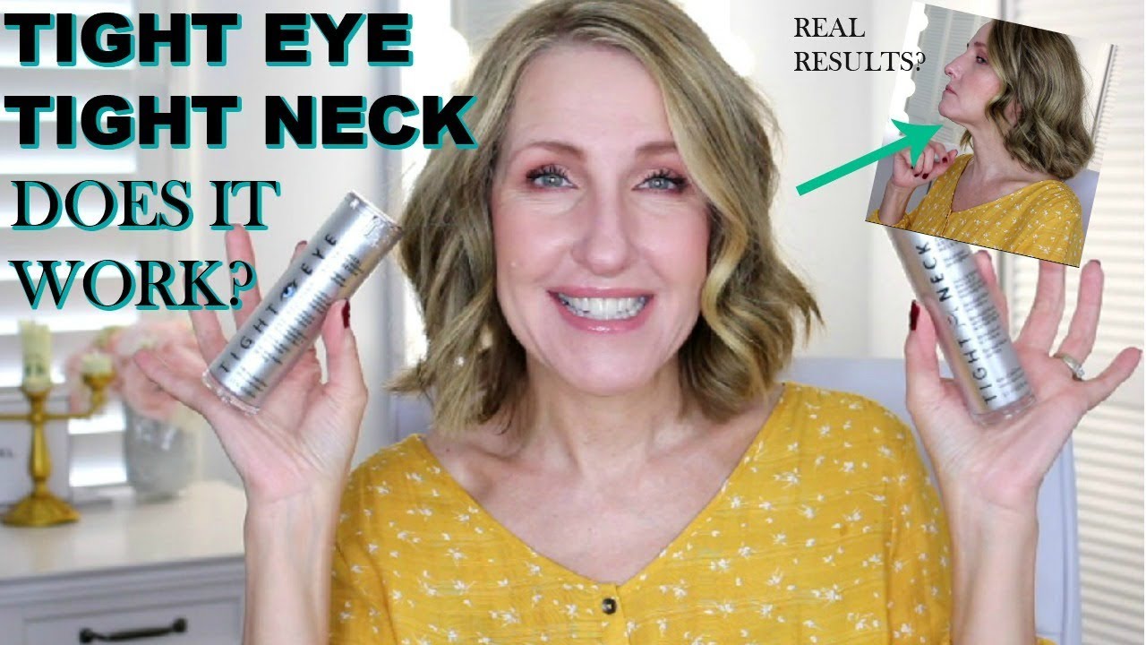 TIGHT EYE TIGHT NECK SERUM DOES IT REALLY WORK on sagging aging skin