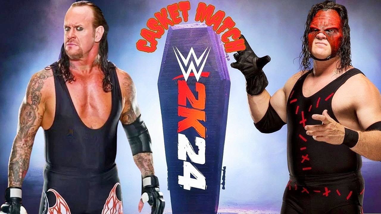 The Undertaker vs Kane - Casket Match WWE 2K24 (Gameplay)