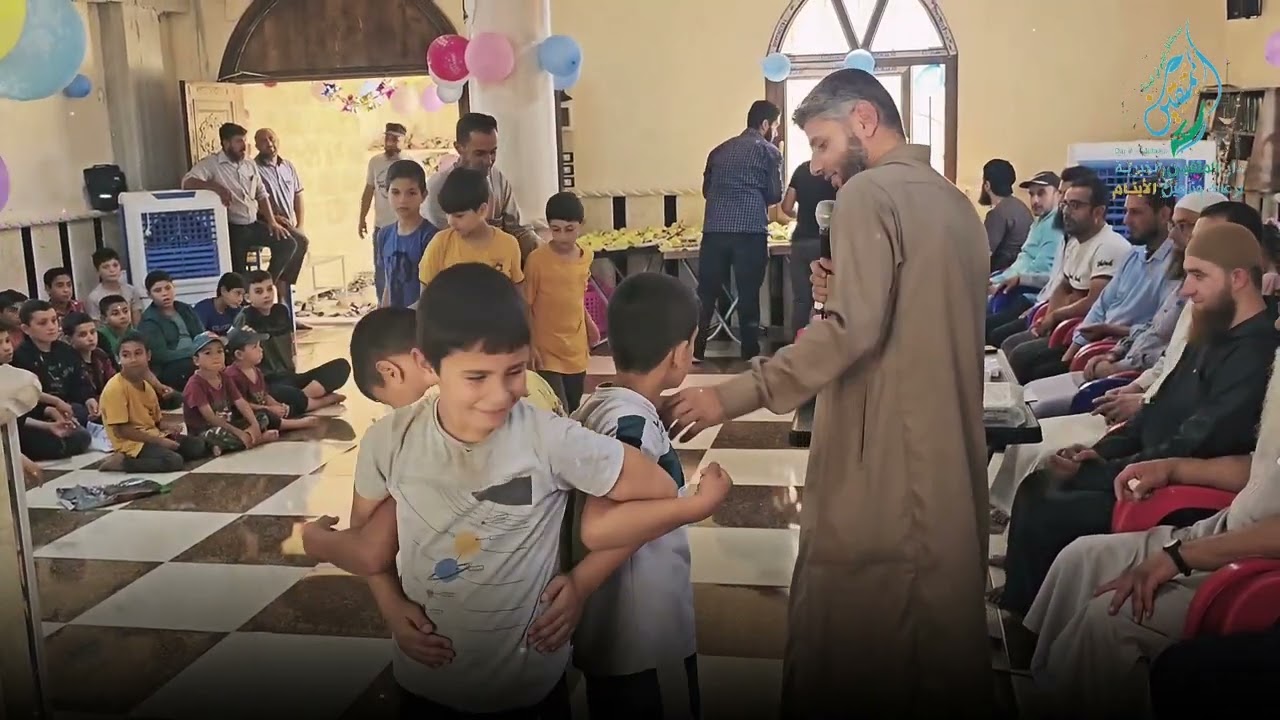 ملتقى لأ يتامنا مع طلاب ومدرسي مدرسه مجد الشام