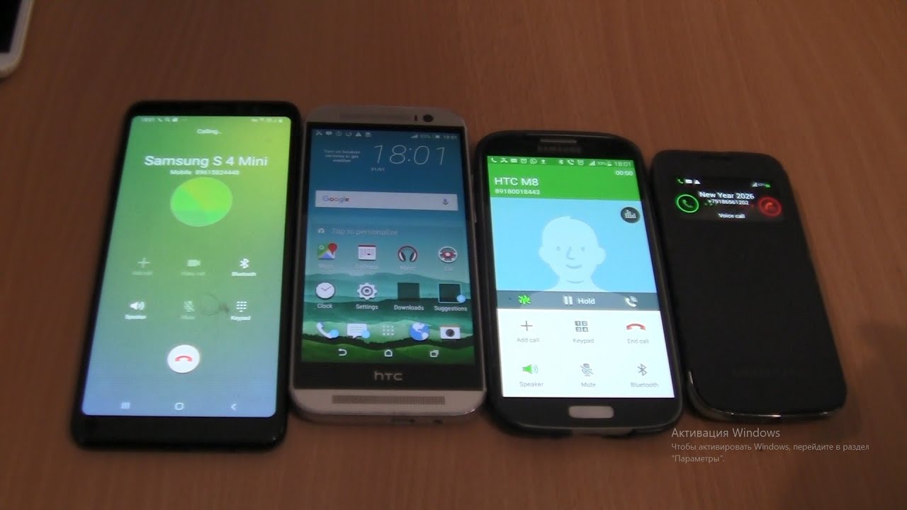 Over the Horizon Incoming call &Outgoing call at the Same Time Samsung A8 Plus+ S4+S4 mini +HTC M8
