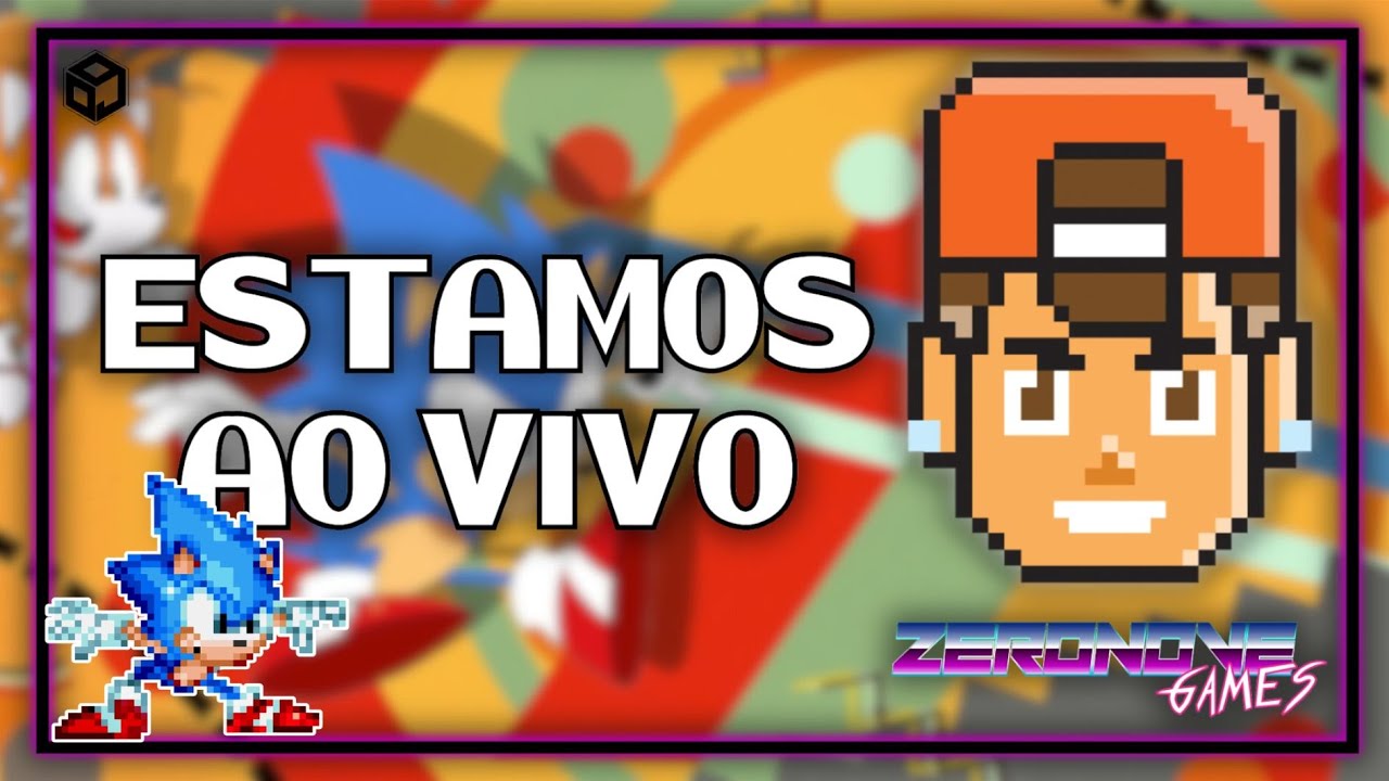 SONIC MANIA AO VIVO ⚡ RÁPIDO DEMAIS PRA MIM?!