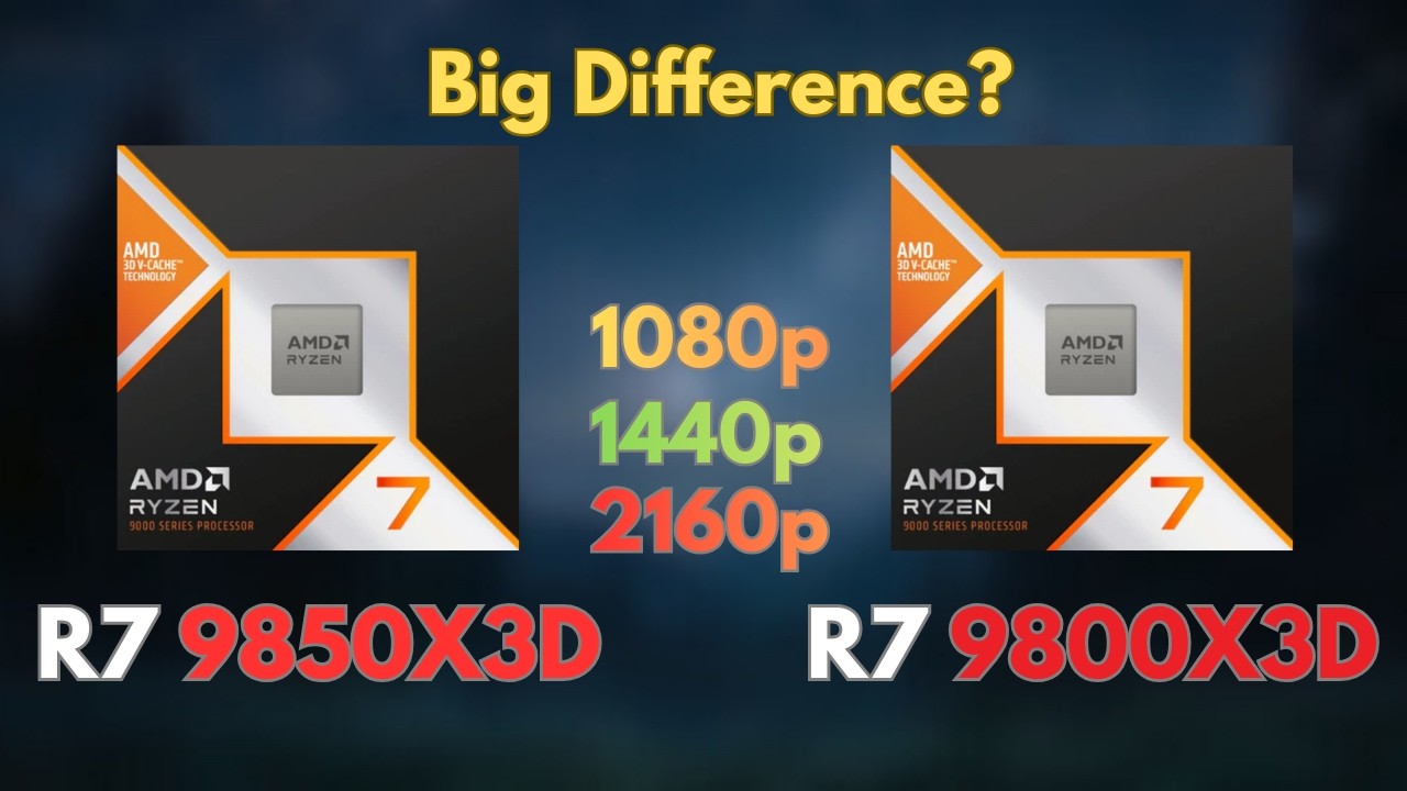 9850X3D vs 9800X3D  &ndash; Big Difference with RTX 5090? (15 Games)