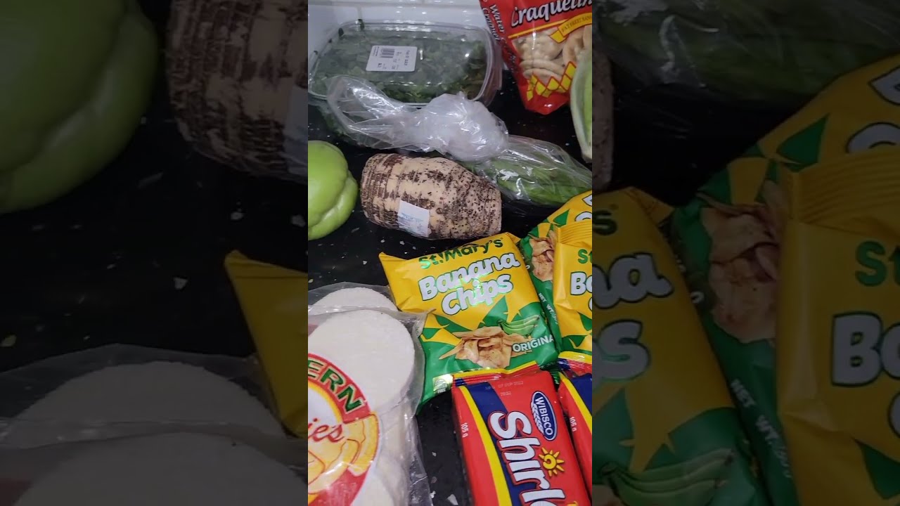 What $100 gets you in the West-Indian grocery store in Toronto.
