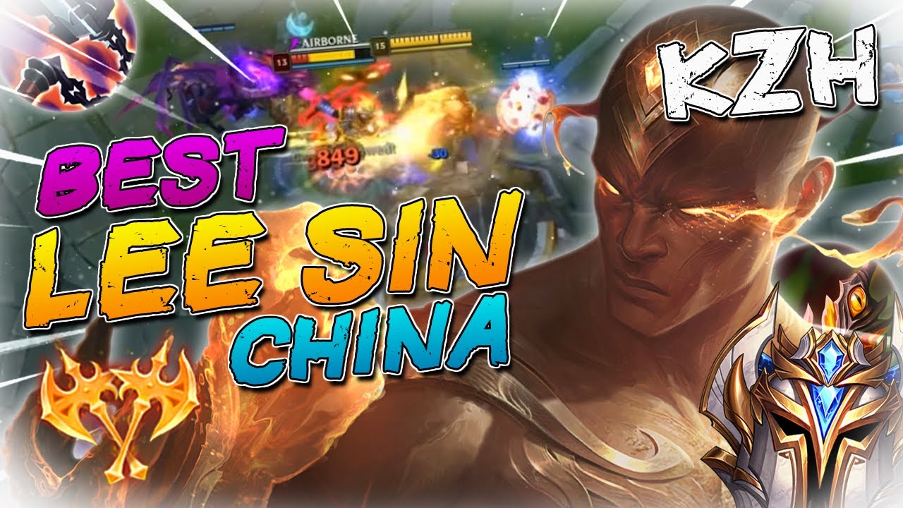 👑 #1 EL MEJOR LEE SIN DE CHINA (KZH) DESTRUYE EL SUPER SERVER.. *EL REY DE LOS COMBOS* 😱