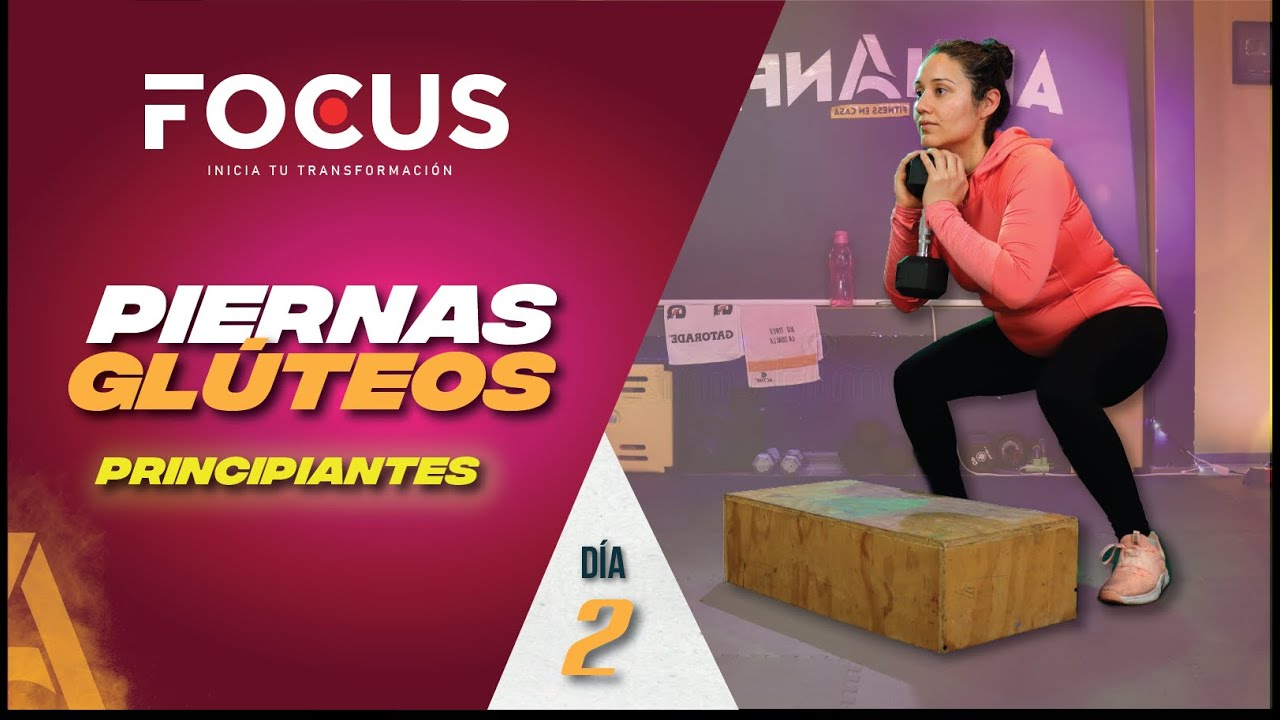 Rutina de Piernas y Glúteos en Casa🔥Principiantes | Reto Focus Día 2