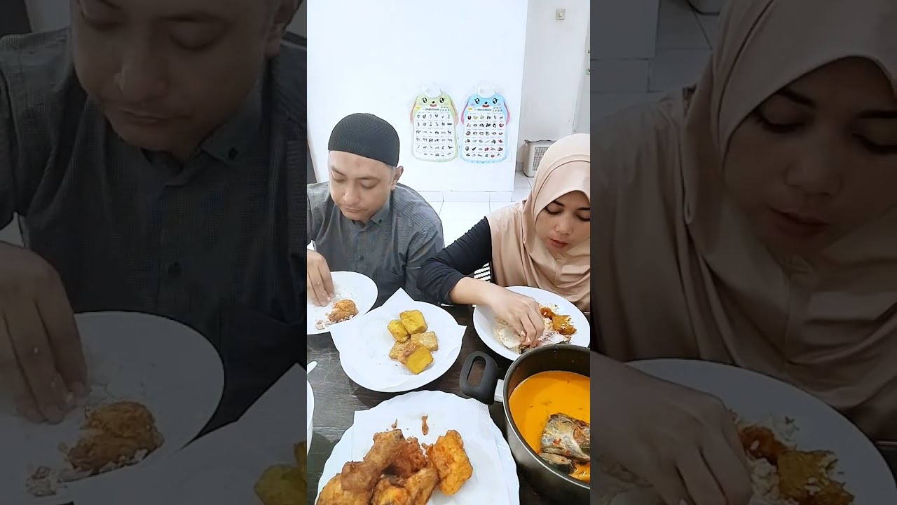 Ikan Tongkol Masak Pedas dan Ayam Goreng Daun Jeruk 🤤🤤🤤#makan #masakanrumahan #mukbang 