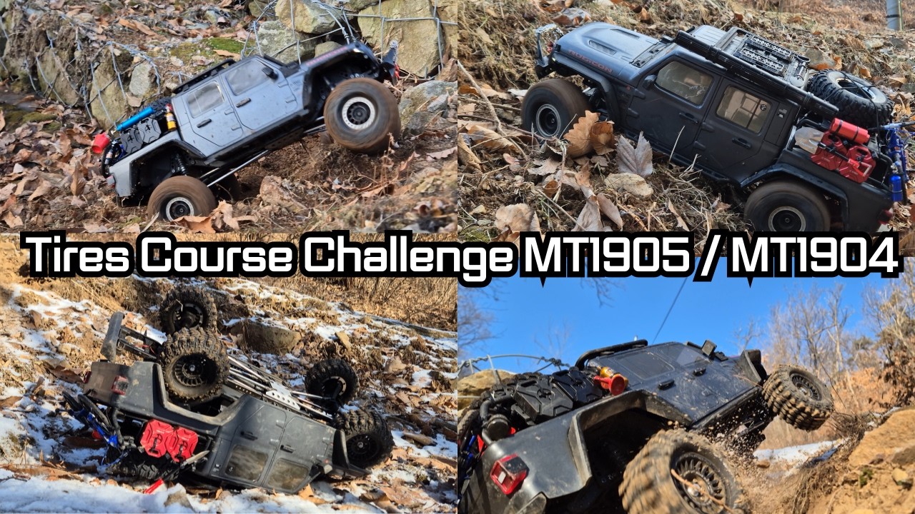 RC Axial SCX10 III Offroad Course Challenge Jeep Gladiator Rubicon