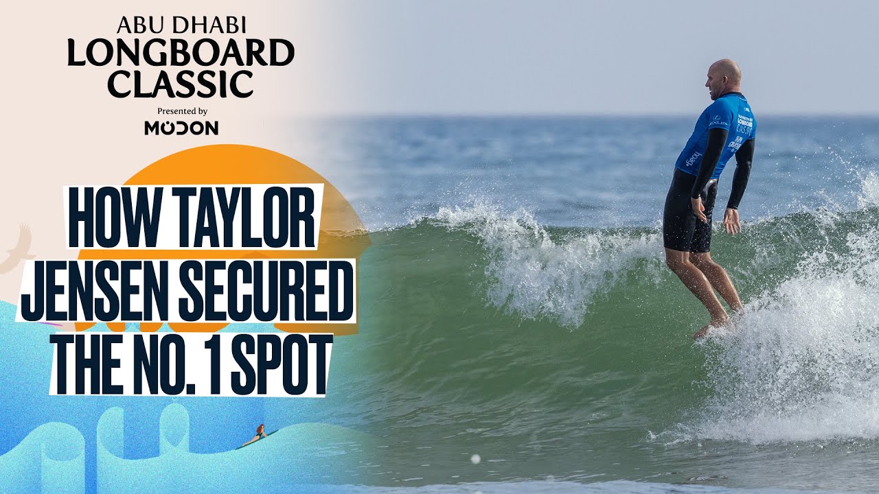 How Taylor Jensen Stepped into the No. 1 Spot ahead of the Abu Dhabi Longboard Classic