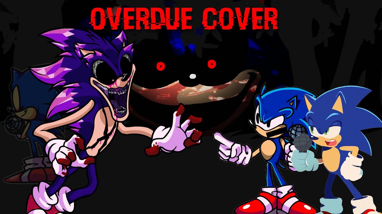 FNF Overdue But It's Sonic Exe VS Sonic Ft.Rotw Sonic