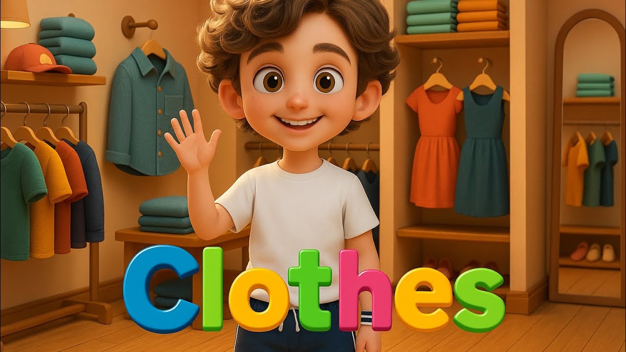 Learn Clothes in English &ndash; Fun Vocabulary for Kids!.
