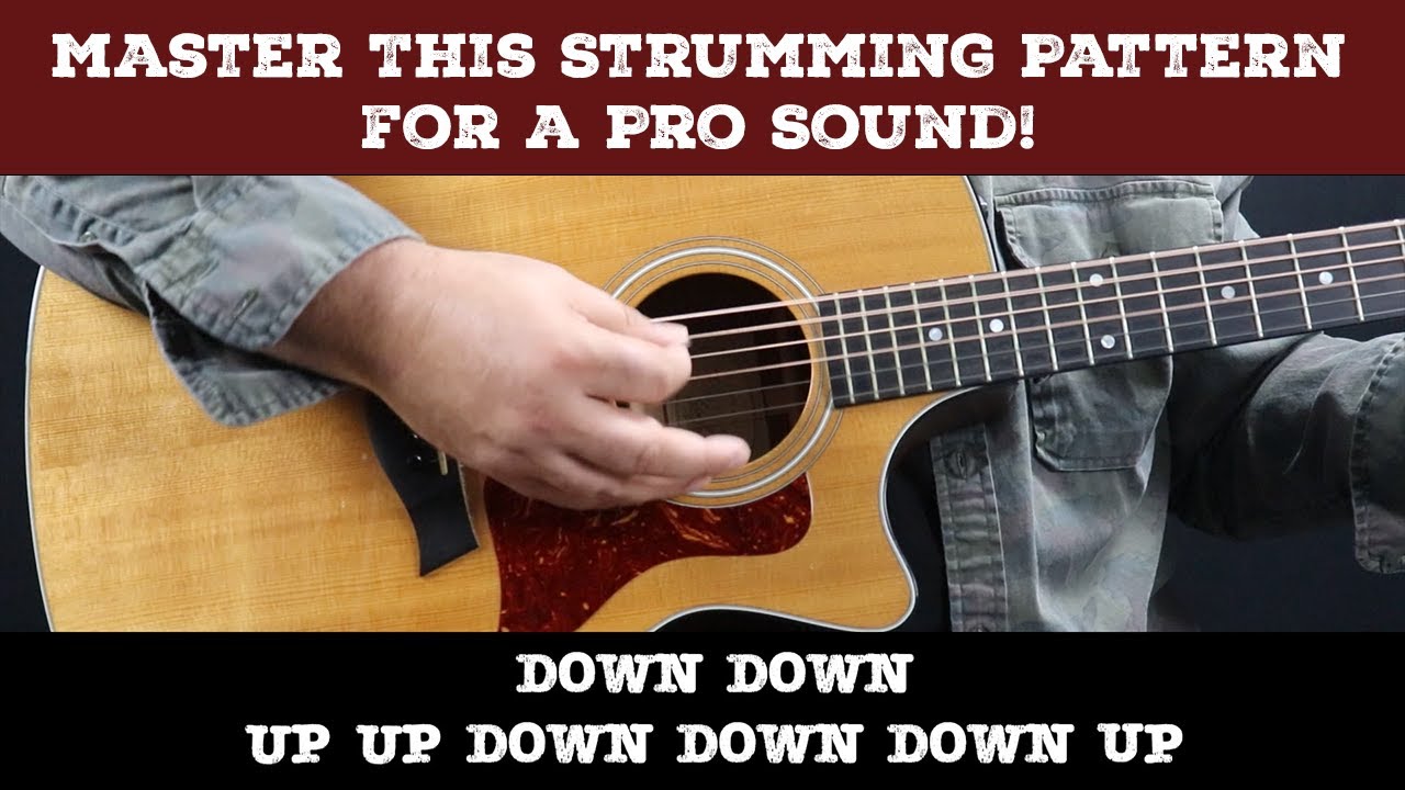 Master this strumming pattern to sound like a pro!