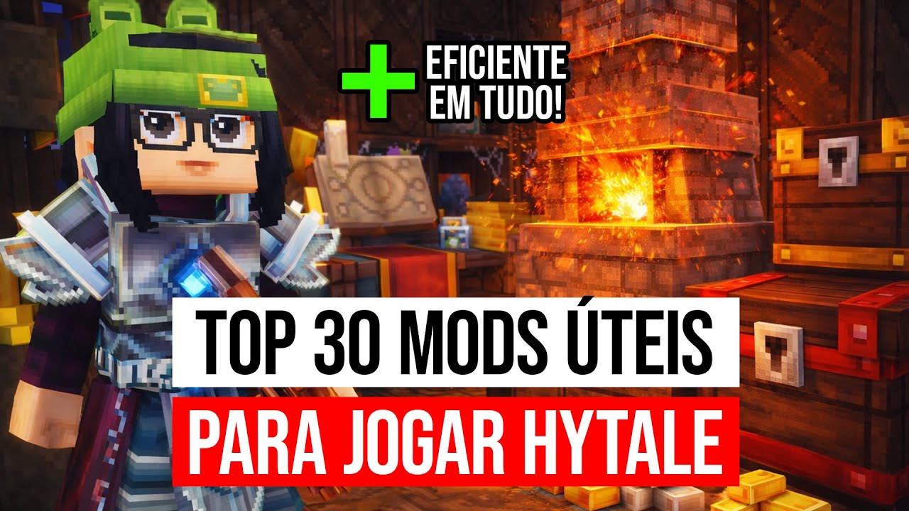 OS 30 MODS MAIS ÚTEIS PARA JOGAR HYTALE 🏆 VEJA COMO USAR CADA UM E MELHORE SUA GAMEPLAY!