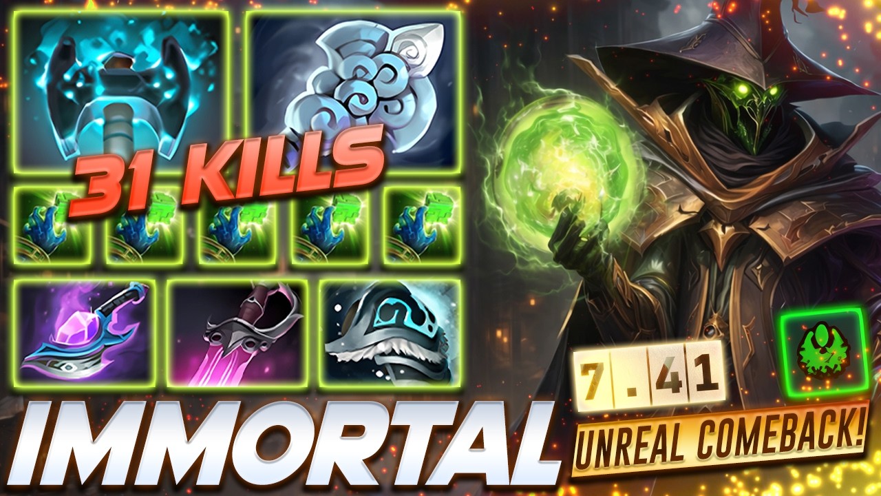 Rubick 31 Frags Unreal Comeback - Dota 2 Pro Gameplay [Watch & Learn]