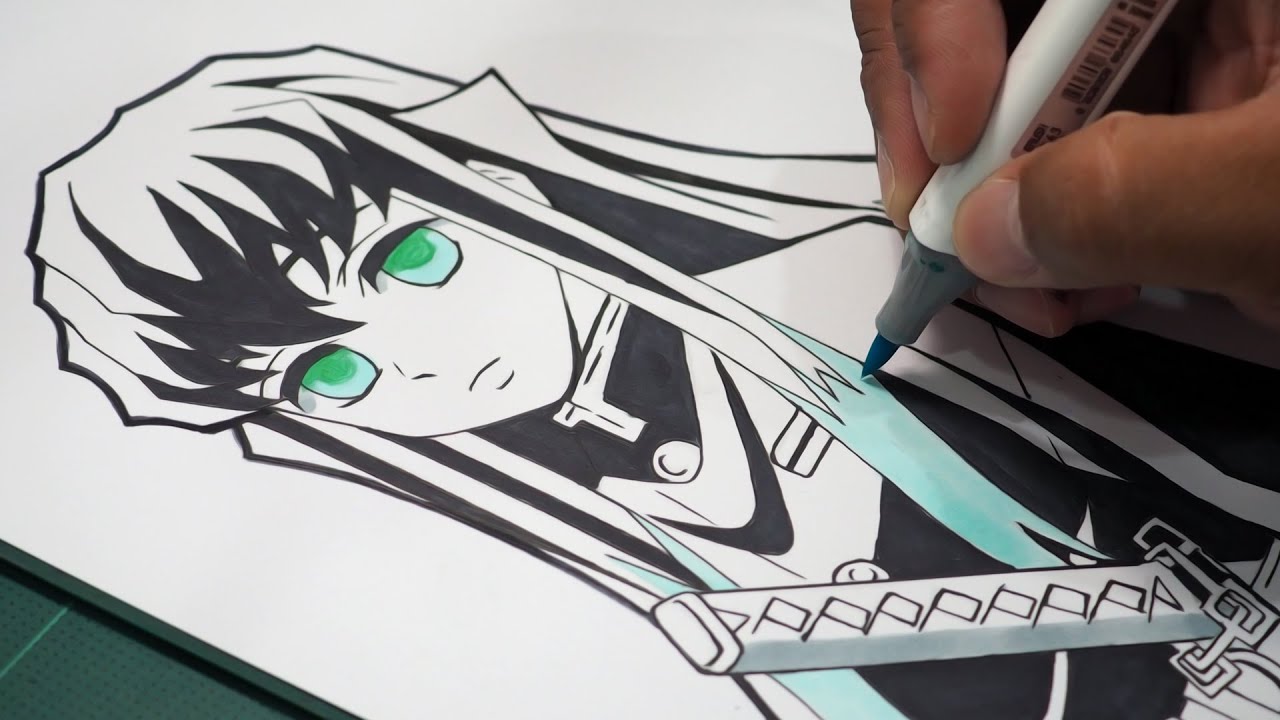 How to Draw Muichiro Tokito Step by Step | Demon Slayer (Kimetsu no Yaiba)