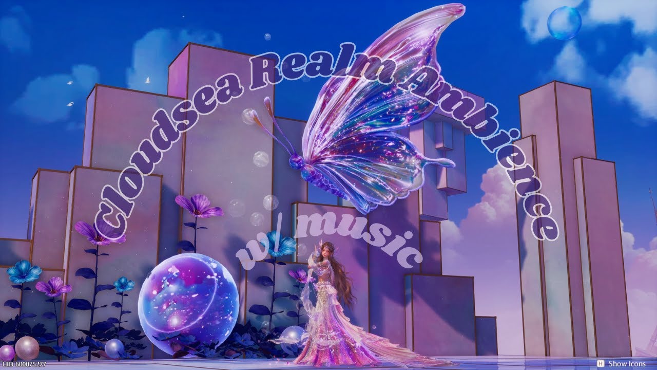🩷 Infinity Nikki | Cloudsea Realm Ambience | 2 hours 💜