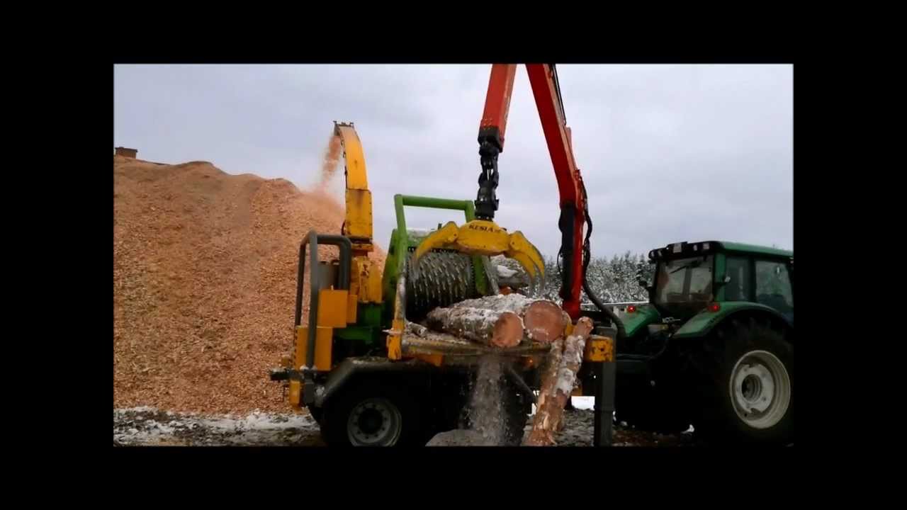Rębak Heizohack HM 10-500 + Valtra