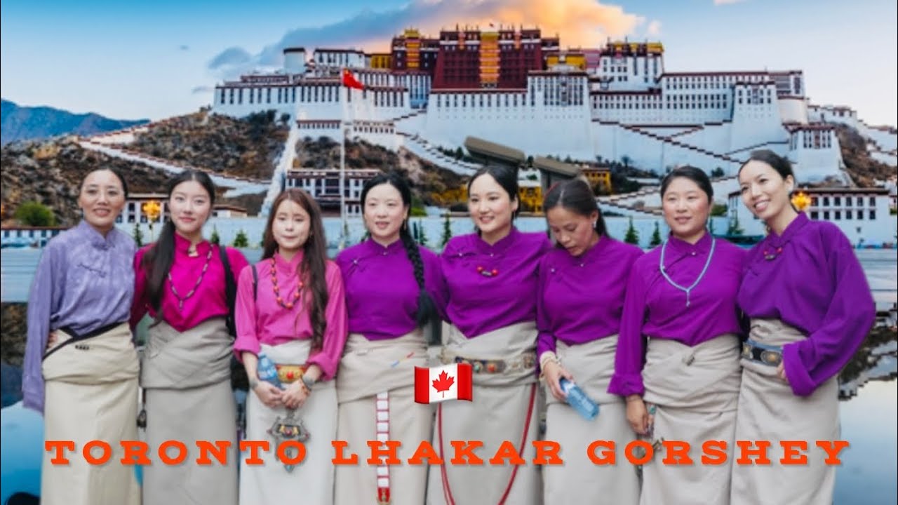 TORONTO LHAKAR GORSHEY🇨🇦 LATEST LHAKAR GORSHEY || TIBETAN CIRCLE DANCE|| TIBETAN CHUPA STYLES