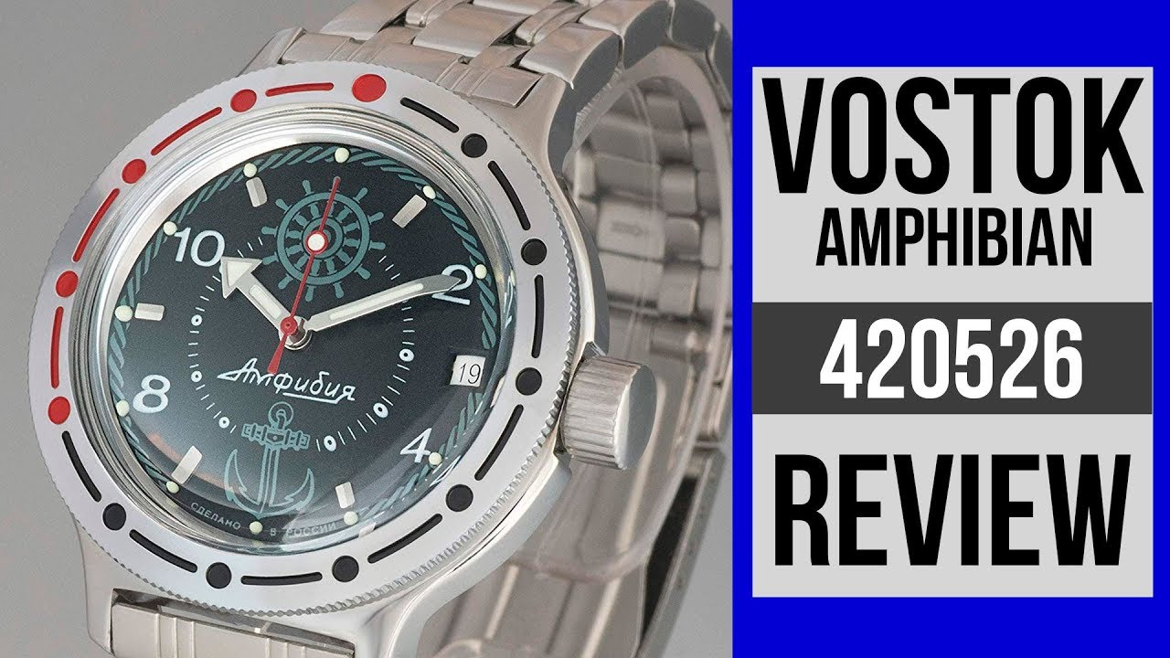 Vostok Amphibia Zissou Watch 420526 Review