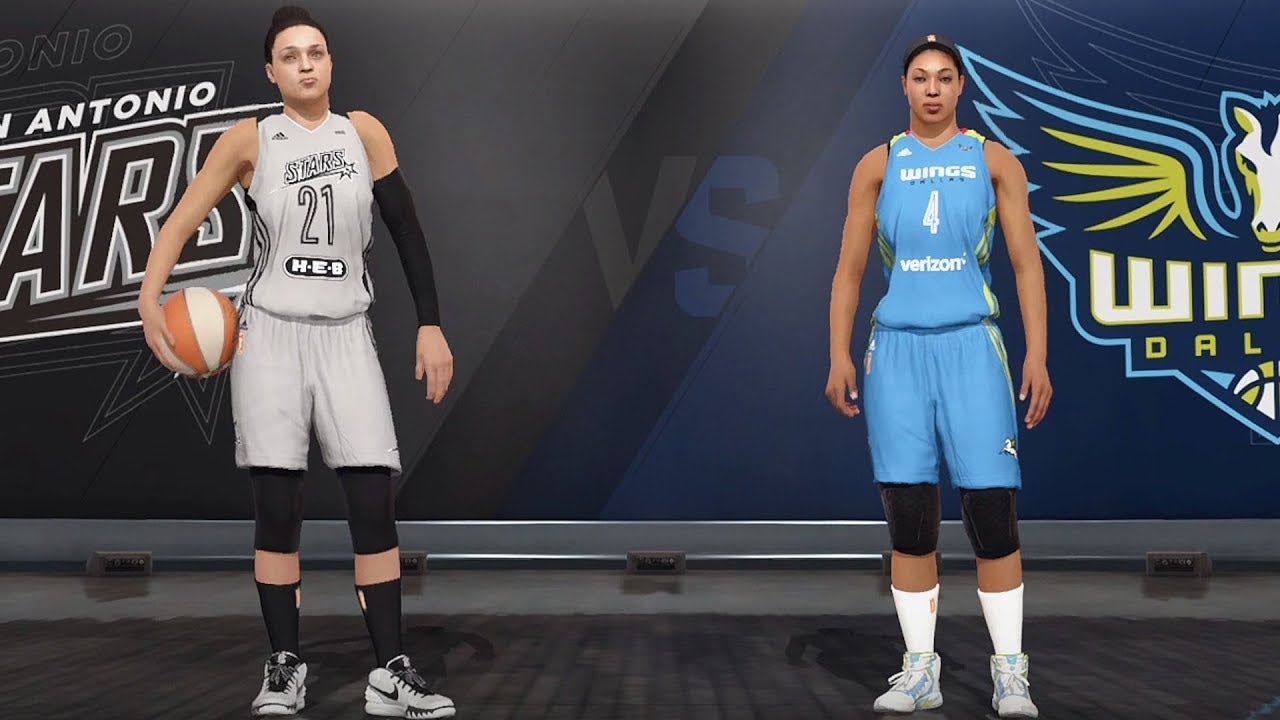 NBA Live 18 - Dallas Wings vs San Antonio Stars - WNBA Gameplay (HD) [1080p60FPS]