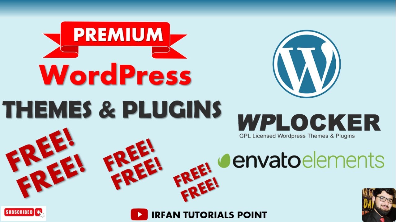 How to Get Premium WordPress Themes & Plugins for Free | Wp Locker and Theme forest For Wordpress