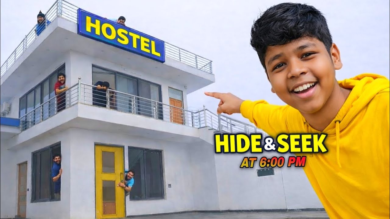 HIDE & SEEK NI HOSTEL 🏫 AT 6:00 PM ‌!! हौस्टल में लुका छुपी 