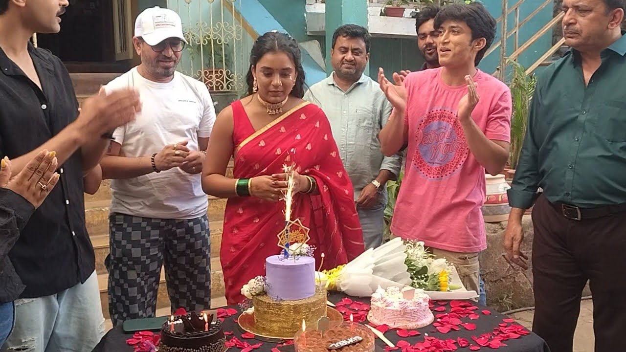 #Sumbul ka birthday celebration #onset#itti si Khushi #sab tv sirial #love#birthdaycelebration#