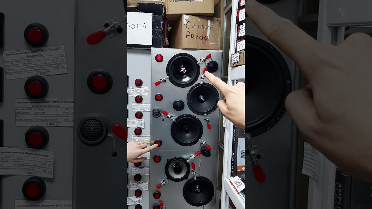 Прослушка 1. Акустика  SQ Oris JB65Q против Best balance F6.5C  против Ural AK-74С