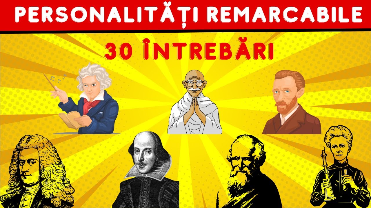 🧠 Ghicești aceste genii celebre după doar 3 indicii?