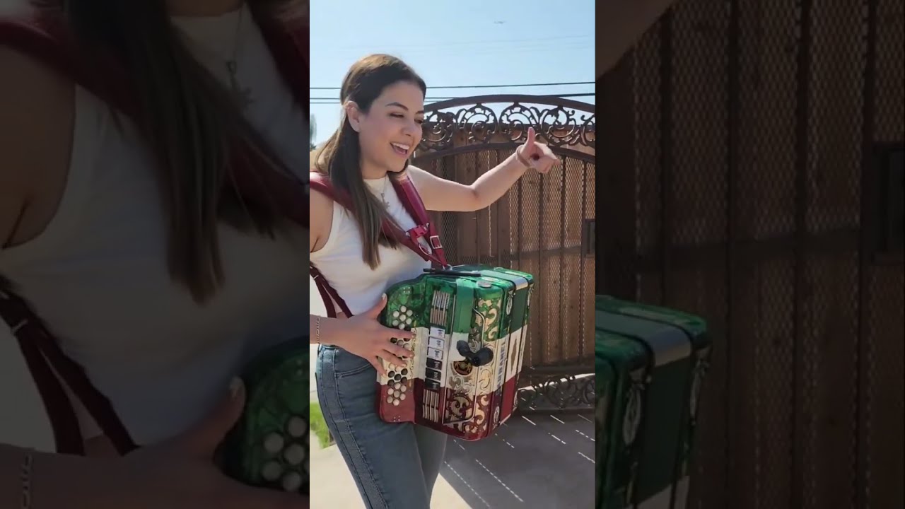 Fui a la casa de una niña acordeonista y me identifiqué con ella, le  un consejo al final 🥹🪗💕