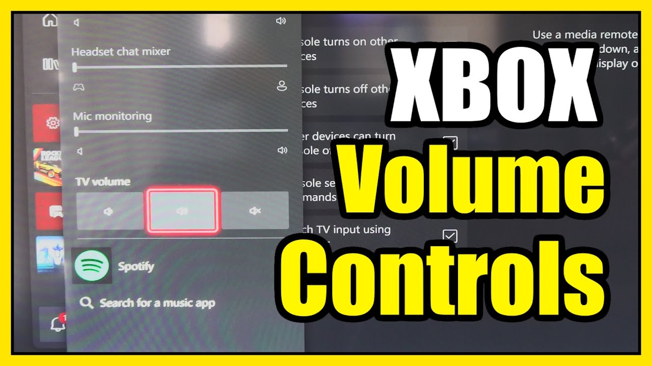 How to Control TV Volume on Xbox Series X Settings (TV Volume up or Down)