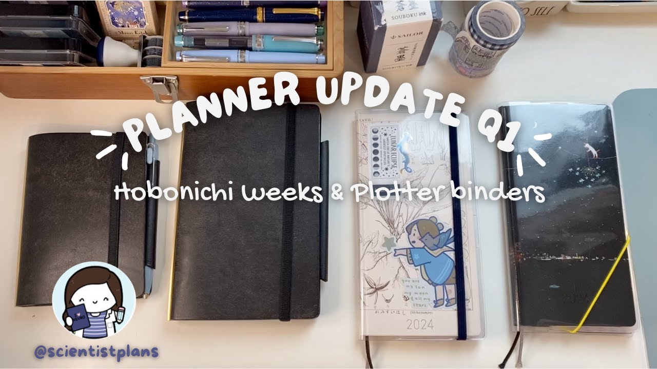 Planner Update - Q1 Hobonichi Weeks and Plotter Binders 2024 