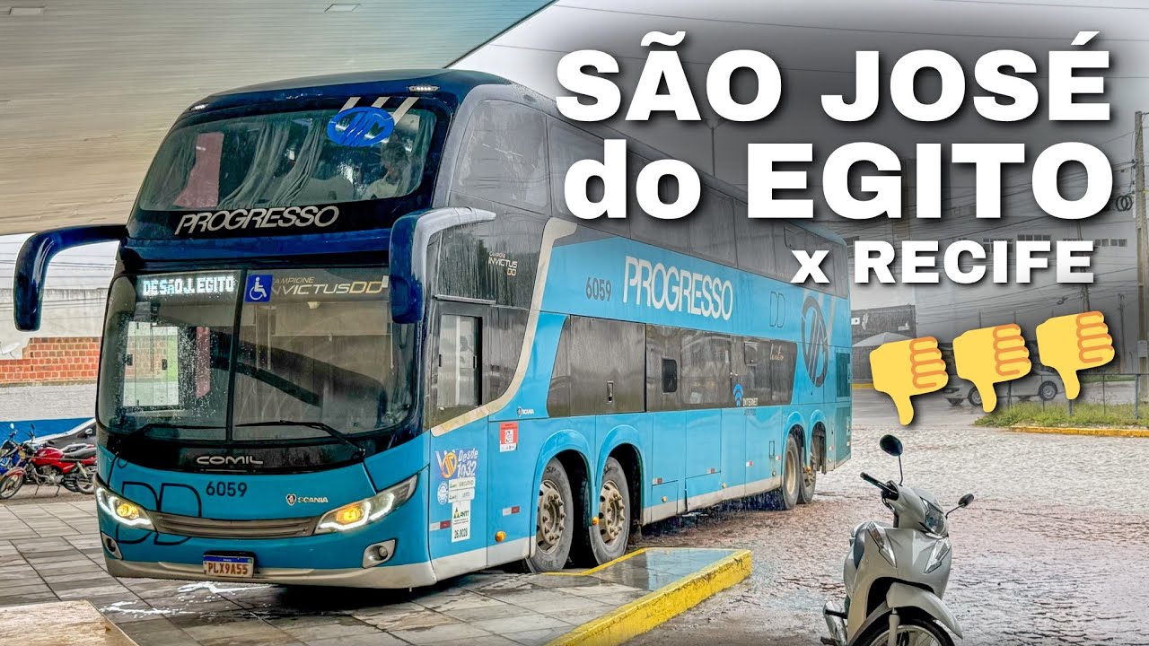 DESORGANIZAÇÃO TOTAL!? 👎 Viagem de SÃO JOSÉ DO EGITO para RECIFE com a PROGRESSO
